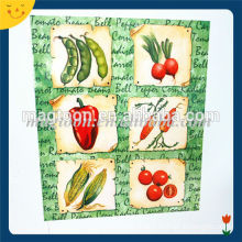 Vegetable / fruit printed paper magnet fridge stickers